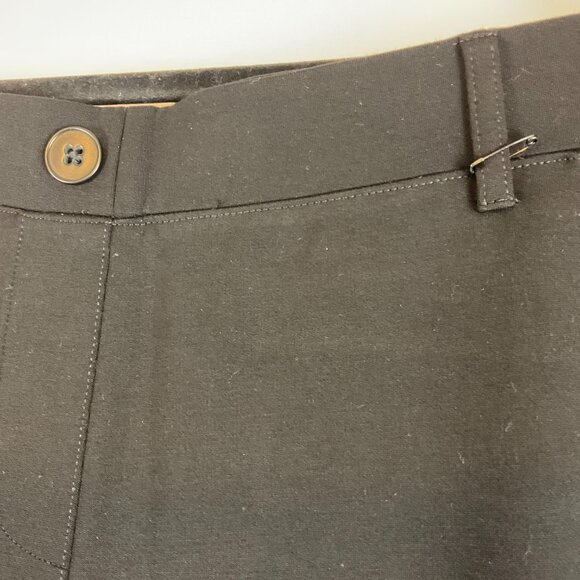 Betabrand Pants M Black Straight Leg Cropped Stretch - Picture 5 of 10